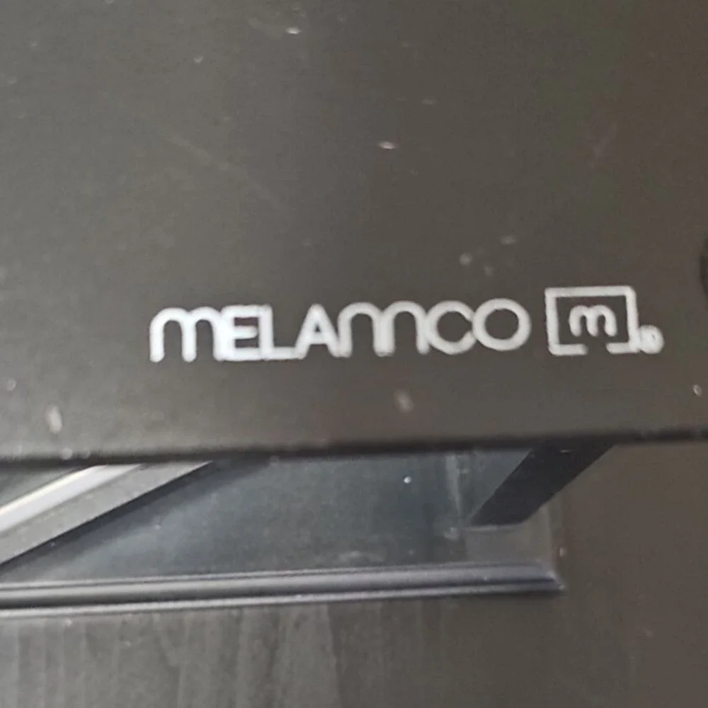 Melannco Elegant Black Clock Picture Frame Modern Design‎ Tabletop Timepiece